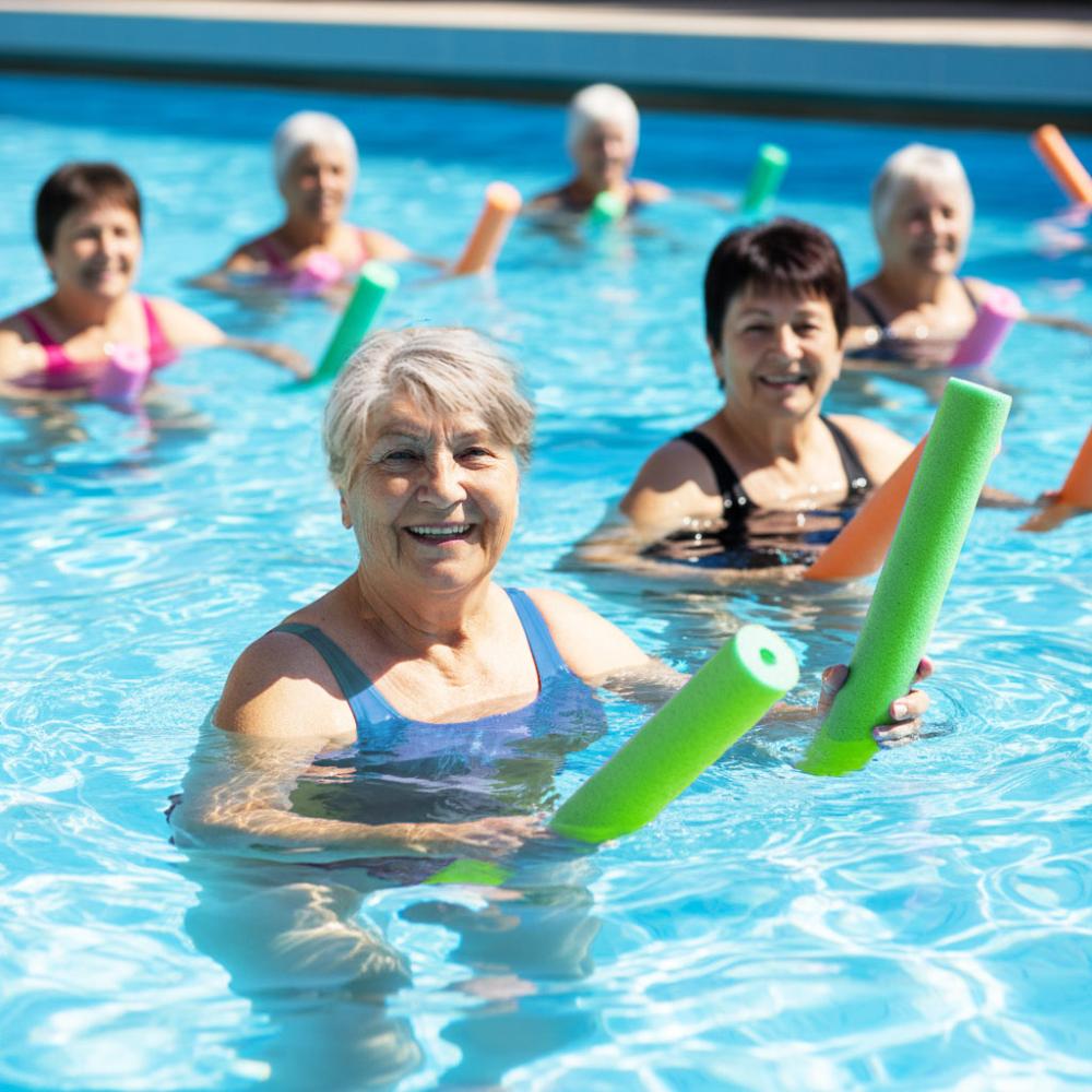 Senioren beim Schwimmen