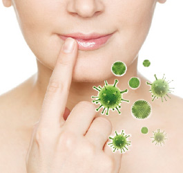 Zink bei Lippenherpes